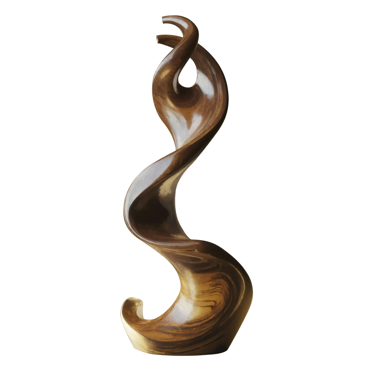 Farmhouse Large Twisted Spiral Floor Art For Living Room