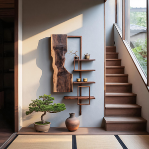 Inspired Live Edge Wall Shelf For Modern Interior Decor