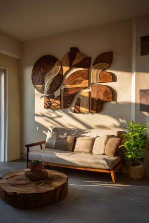 Farmhouse Wooden Wall Art Sculpture For Home Decor