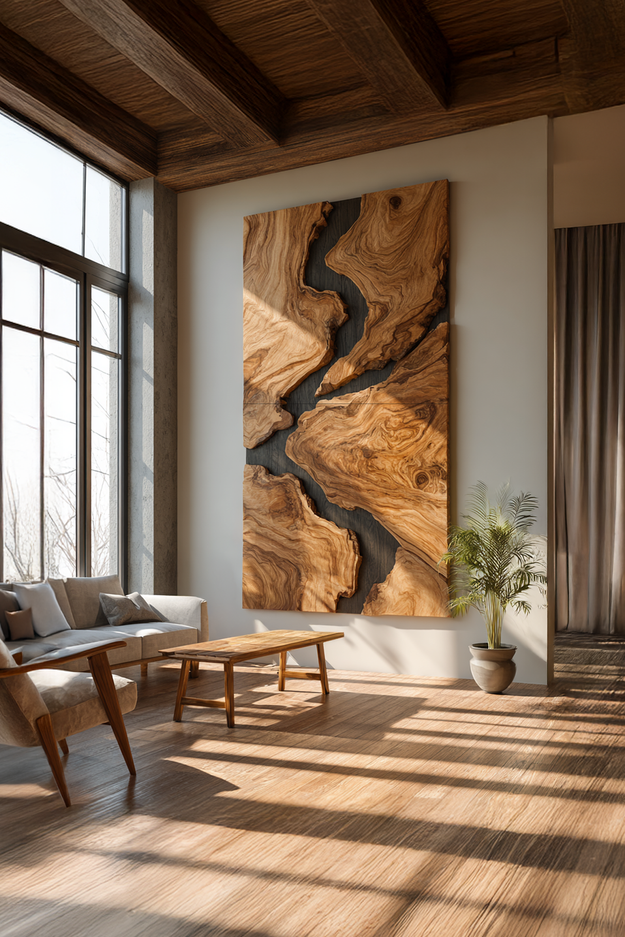 Farmhouse Wooden Rectangle Wall Art For Entryway Design