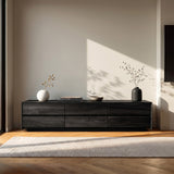 Modern Natural Wood Sideboard For Contemporary Living Room
