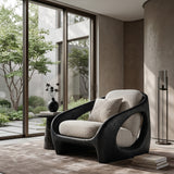 Minimalist Wooden Armchair For Contemporary Home