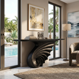 Luxury Spiral Base Console Table Contemporary Villa