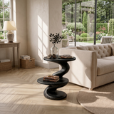 Contemporary Two Tier Side Table Modern Lounge