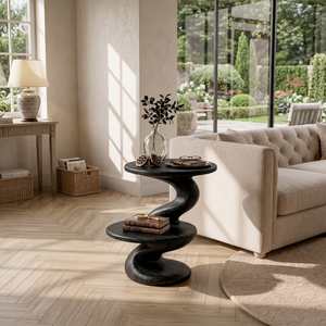 Contemporary Two Tier Side Table Modern Lounge
