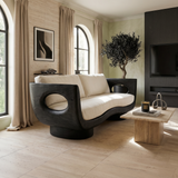 Modern Wooden Sofa Spa Reception Lounge