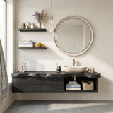 Handcrafted Live Edge Vanity For Bathroom Interiors