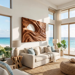 Minimalist Abstract Silhouette Wall Art Panel For Bedroom