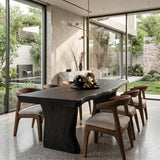 Wabi Sabi Handcrafted Dining Table For Dining Room
