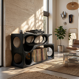 Scandinavian Record Player Cabinet For Living Room Space