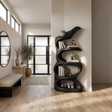 Organic Abstract Freeform Bookcase For Designer Living Room