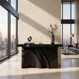 Modern Organic Edge Console Table For Entryway Interior Space