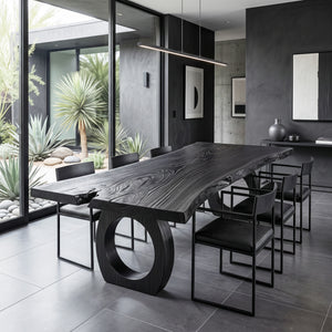 Modern Sculptural Dining Table For Dining Room Interior