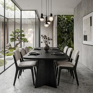 Modern Sculptural Dining Table For Dining Room