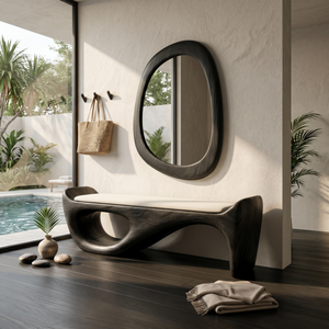 Designer Entryway Bench Organic Modern Home