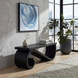 Organic Sculptural Bench For Entryway Or Living Room
