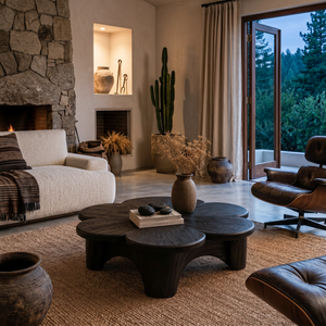 Organic Petal Coffee Table For Contemporary Living Room