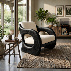 Futuristic Organic Lounge Chair for High-End Urban Residences