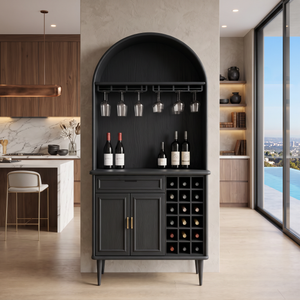 Modern Wine Cabinet With Storage For Dining Room