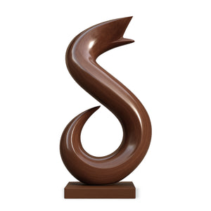 Handmade Abstract Wooden Sculpture For Living Room