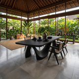 Minimalist Irregular Dining Table For Apartment Dining Area