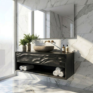 Modern Wooden Bathroom Vanity For Bathroom Storage
