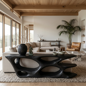 Designer Wooden Console Table For Luxury Living Room