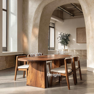 Minimal Architectural Dining Table For Dining Room