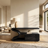 Modern Wooden Console Table With Storage For Statement Living Space