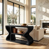 Modern Natural Wood Console Table For Living Room Storage