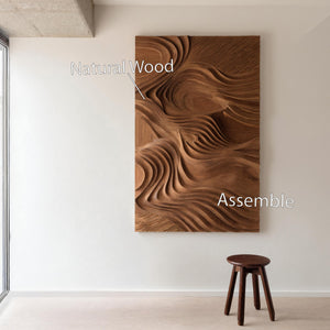 Organic Handcrafted Wall Art Panel For Home Interior