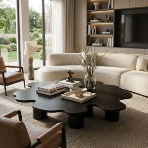 Organic Live Edge Coffee Table For Contemporary Home