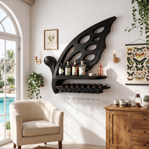 Industrial Wine Holder For Home Bar