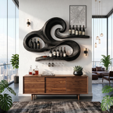 Minimalist Wine Holder For Kitchen Wall
