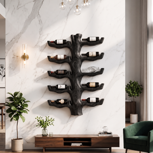 Handcrafted Coastal Wine Holder For Dining Space