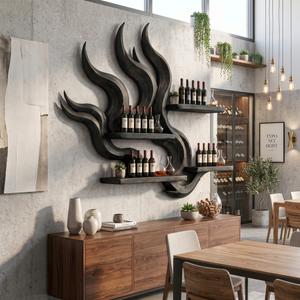 Scandinavian Wine Glass Holder For Home Bar