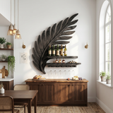 Industrial Wall Wine Rack For Loft Interior