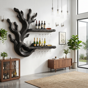 Modern Wine Bottle Storage For Dining Room