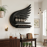 Handcrafted Farmhouse Wine Storage Rack For Home Bar