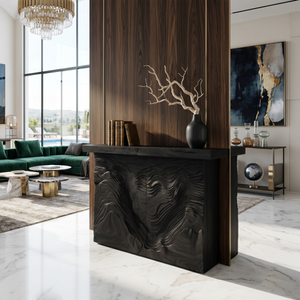 Modern Live Form Console Table For Resort Lounge Interior