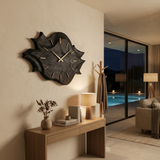 Artistic Wooden Wall Clock For Modern Apartment Living Room