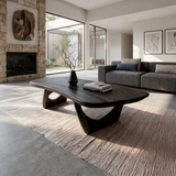 Rustic Solid Wood Coffee Table For Living Room Decor Ideas