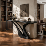 Organic Wing Base Console Table Modern Entryway