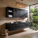 Floating Wooden Vanity Cabinet With Storage Master Bathroom