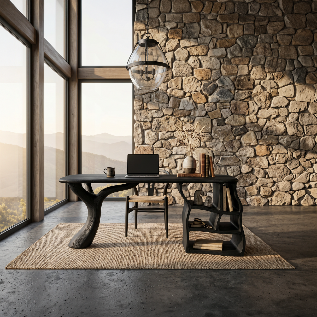 Artistic Sculptural Writing Desk Home Office Bedroom