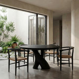 Organic Pedestal Dining Table For Kitchen Style