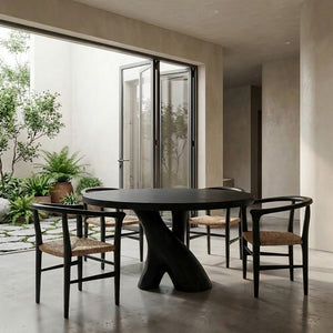 Organic Pedestal Dining Table For Kitchen Style