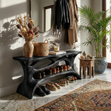Minimalist Shoe Rack Shelf For Mudroom Storage Niche Display