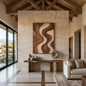 Organic Flow Panel Wall Art For Contemporary Home