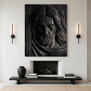 Handcrafted Wooden Religious Relief Wall Art For Living Room